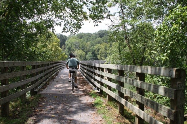 Virginia Creeper Trail between Damascus and Abingdon | © Eli Christman/Flickr